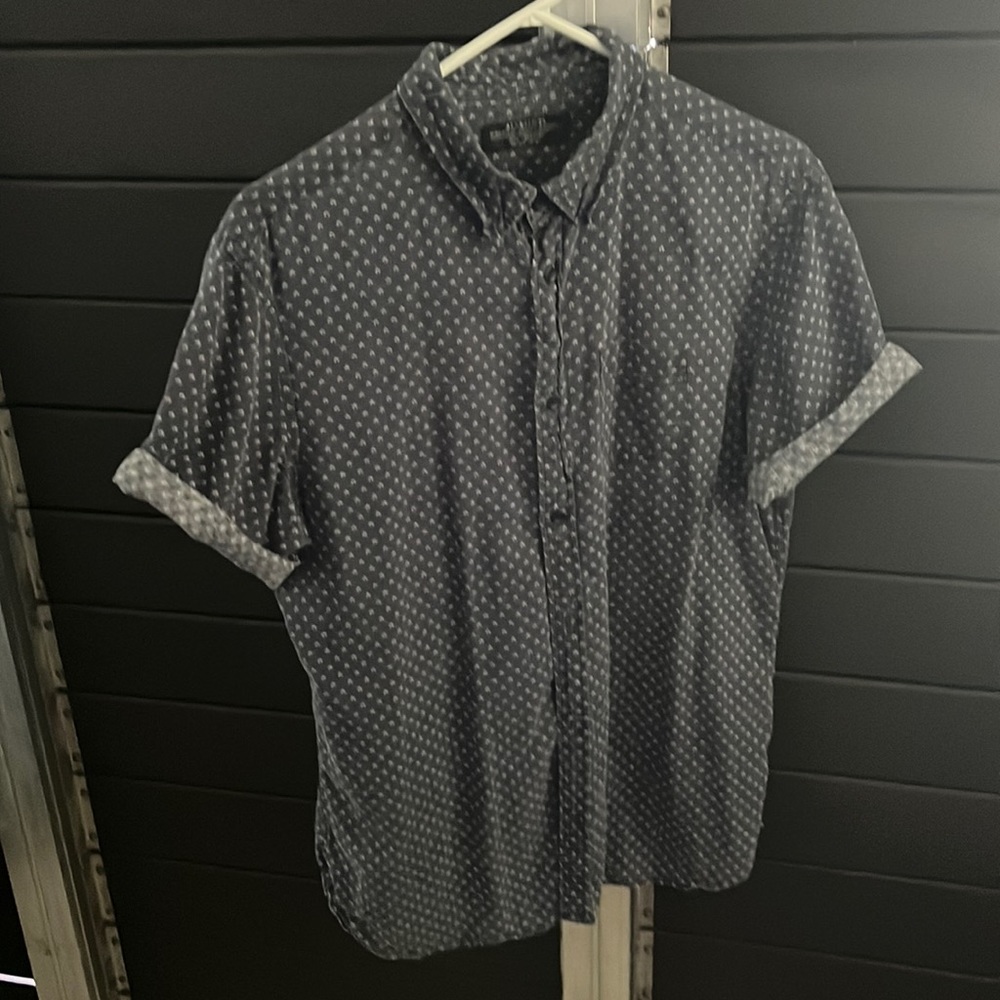 All Saints button down short sleeve shirt